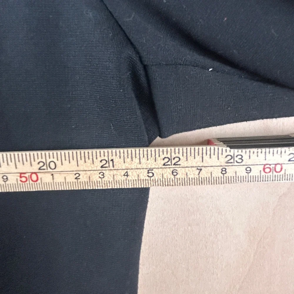 LC Lauren Conrad Womens Black Single‎ Button 3/4 Sleeve Knit Blazer XL
